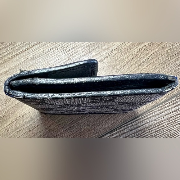 Gucci GG Supreme Navy Small Coin Wallet - Leather Unisex Made in Italy - Picture 3 of 10